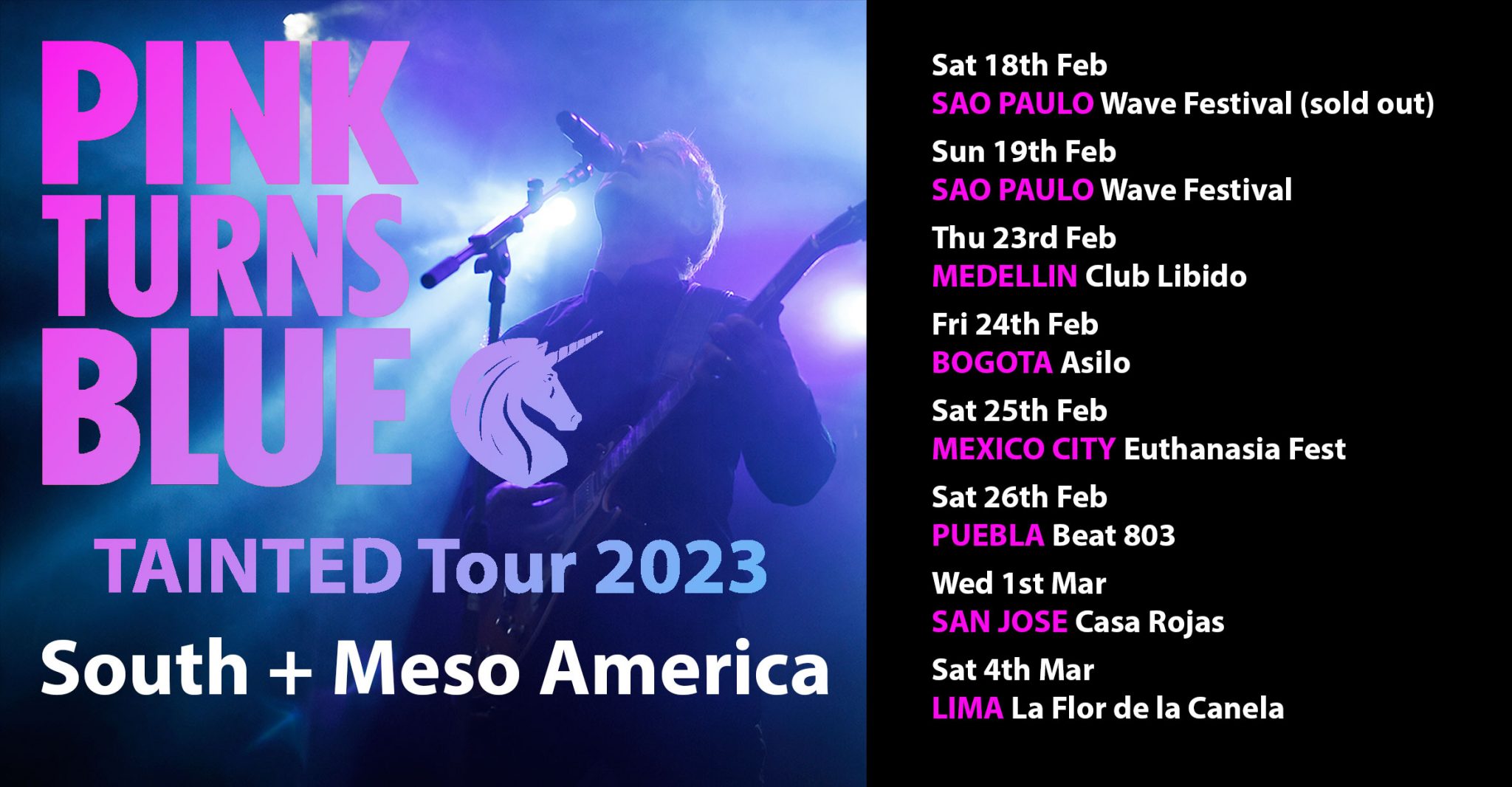 pink turns blue tour 2022